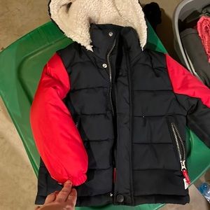 Oshkosh winter coat with soft hood